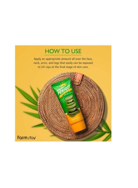 Farm Stay Farm Stay Aloevera Perfect Sun Cream SPF50 70g | Best Price Egypt  | Cairo, Giza