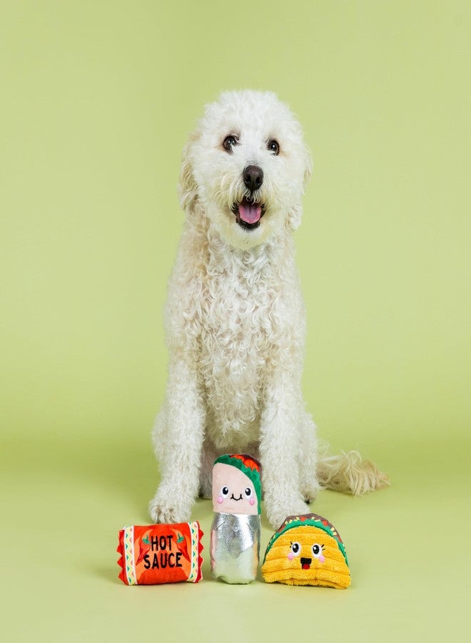 Fringe Studio I GOT The HOTS for You, Small Plush Dog Toy 3PCS Set, PetShop Collection (662107) - Image 3