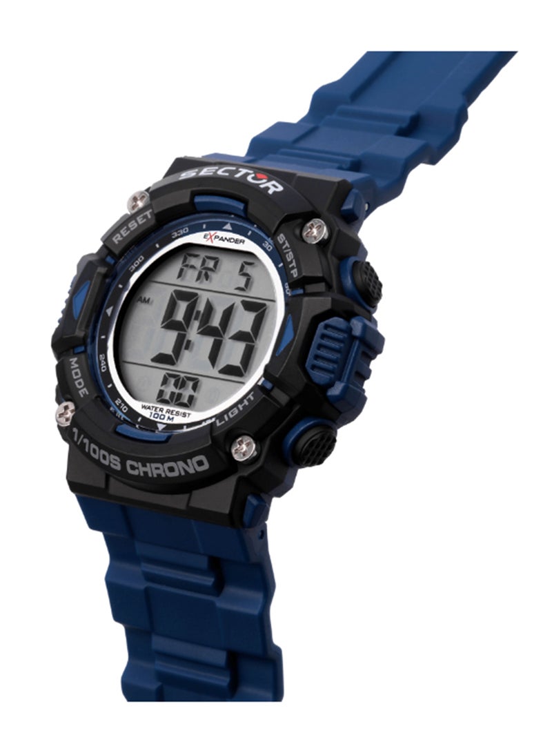 Sector EX-32 40MM DIGITAL BLUE PU STRAP - Image 5