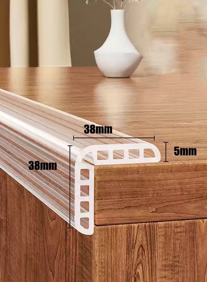 شريط أمان للأطفال 2M مضاد للتصادم ، شريط حماية حافة الأمان ، شريط حماية حافة الطاولة ، وسادة واقية ضد الصدمات للأطفال ، ظهر مع مادة لاصقة لتجنب اصطدام زاوية الطاولة - Image 2