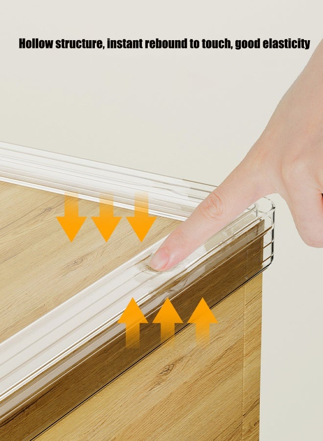 شريط أمان للأطفال 2M مضاد للتصادم ، شريط حماية حافة الأمان ، شريط حماية حافة الطاولة ، وسادة واقية ضد الصدمات للأطفال ، ظهر مع مادة لاصقة لتجنب اصطدام زاوية الطاولة - Image 5