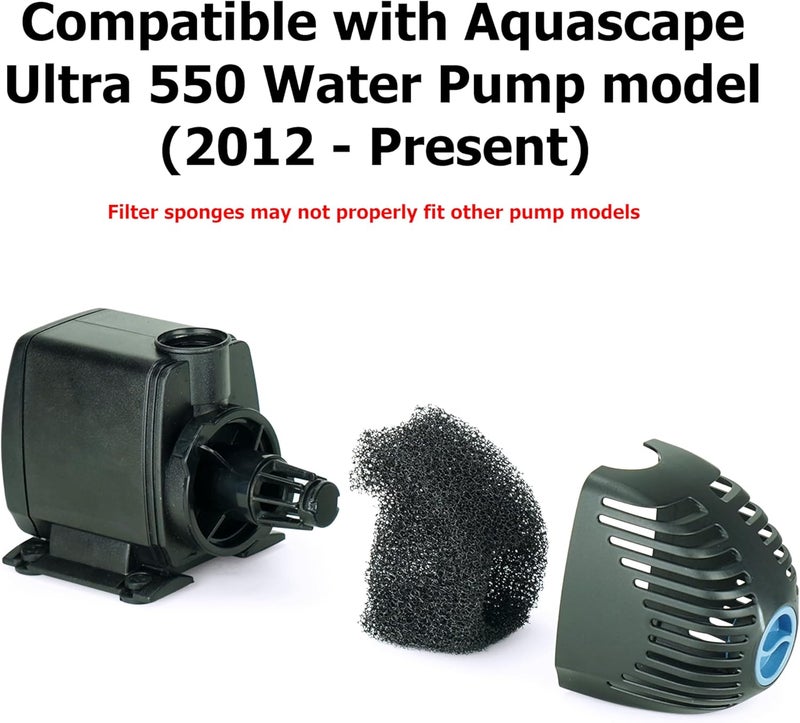 Aquascape Aquascape 91034 Replacement Filter Sponge Kit 4 for Ultra 550 GPH Water Pump - Image 4