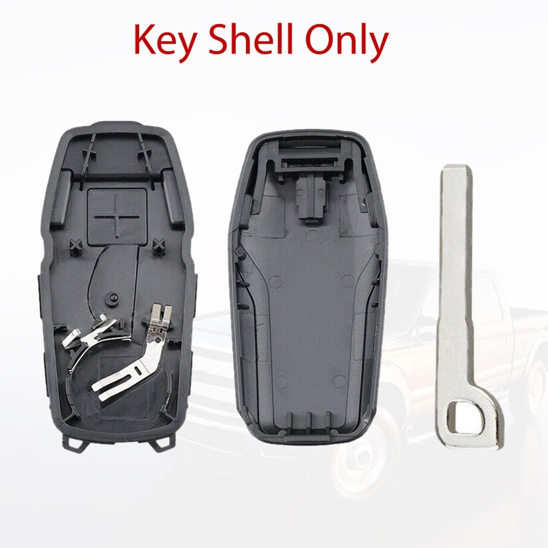 MechanMagic Smart Key Fob Shell Case Cover Replacement Fit for Ford F150 Explorer Mustang Edge Fusion Lincoln MKX MKC MKZ Keyless Entry Remote 5 Buttons Pad Key Cover 2013 2014 2015 2016 2017 - Image 3