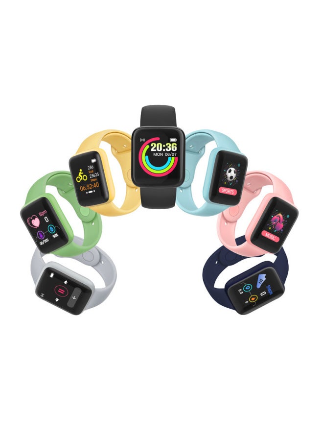 Y68 Smart Bracelet D20 Smart Bracelet Information Reminder Heart Rate Blood Pressure Exercise Bluetooth Watch Gift - Image 2