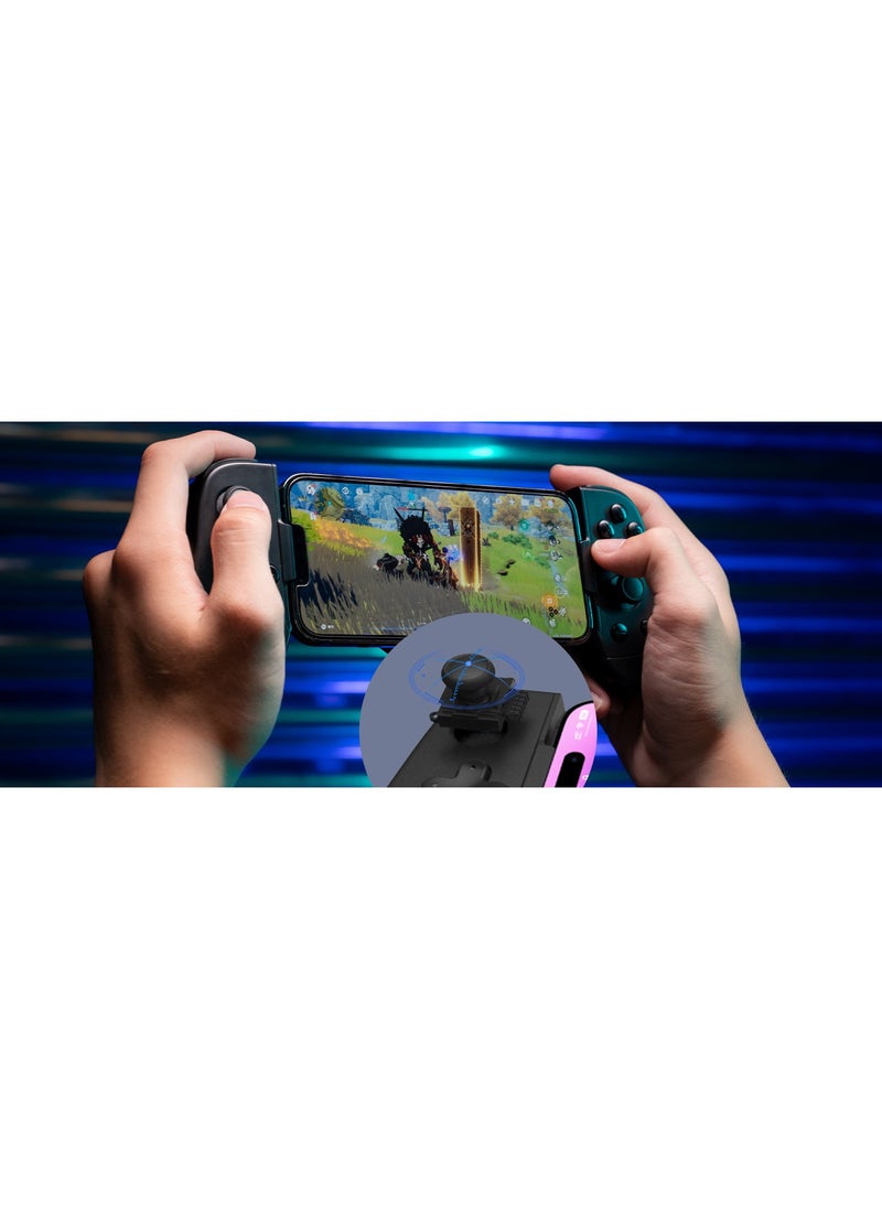 Generic - Professional Mobile Gaming Controllers LeadJoy M1 for iPhone (Lightning) with Cooling Conduction Plate, Hall Effect Joysticks, iPhone Controller with Turbo Function, Pass-through Charging - Image 1
