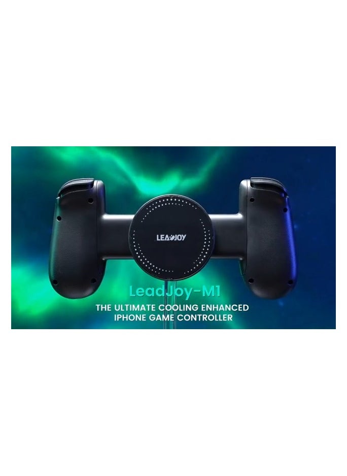 Generic Professional Mobile Gaming Controllers LeadJoy M1 for iPhone (Lightning) with Cooling Conduction Plate, Hall Effect Joysticks, iPhone Controller with Turbo Function, Pass-through Charging  - Image 4