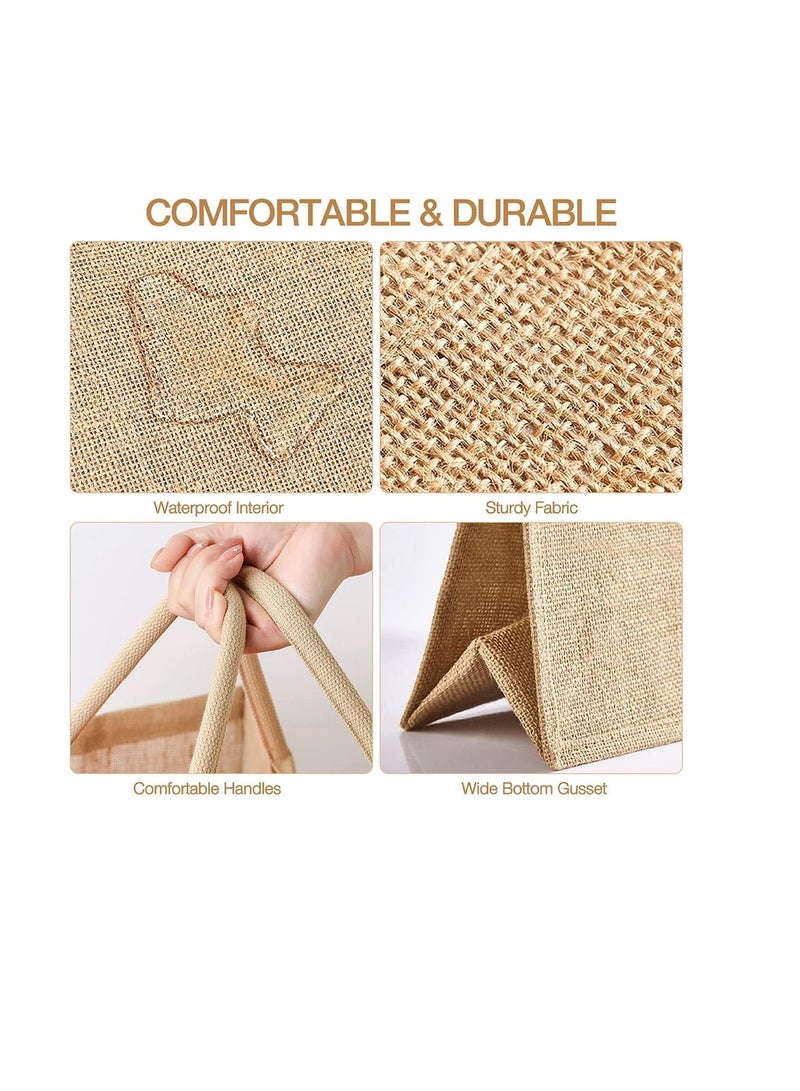 PRINTSHOP4ME Eid Mubarak Design Printed Reusable Tote Or Jute Bag - Image 3