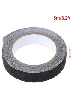 Excefore Anti-Slip Grip Tape, Stair Step Anti-Slip Safety Tape, Anti-Slip Sticker High Grip Black for Step Indoor/Outdoor Traction Anti-Slip Safety Waterproof Tape (1 Roll, 2.5CM x 5M)  - Image 5