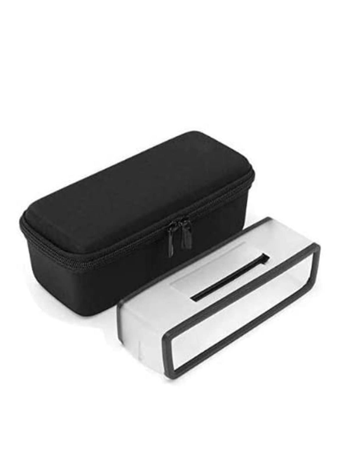 Soft Silicone TPU Cover with Durable Nylon Mesh Travel Storage Case for Bose Soundlink Mini 1 Mini 2 Bluetooth Speaker Shockproof Protection for Speaker Cable and Accessories