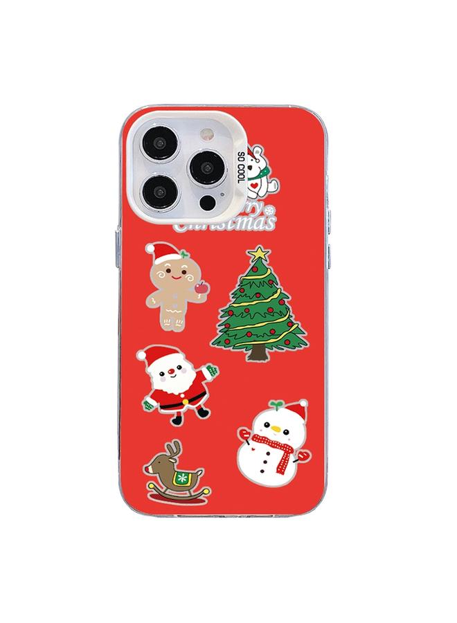 Zaboon Case For iPhone 13 Pro Max Christmas Series PC Full Coverage Pattern Phone Case - Image 1