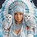 Blueforest Owl Fantasy 500 Piece Jigsaw Puzzle for Adults Winter Theme Mystical Art with Snowy Owls Tribal Beadwork Challenging Puzzle for Game Night 20x20 - Image 2