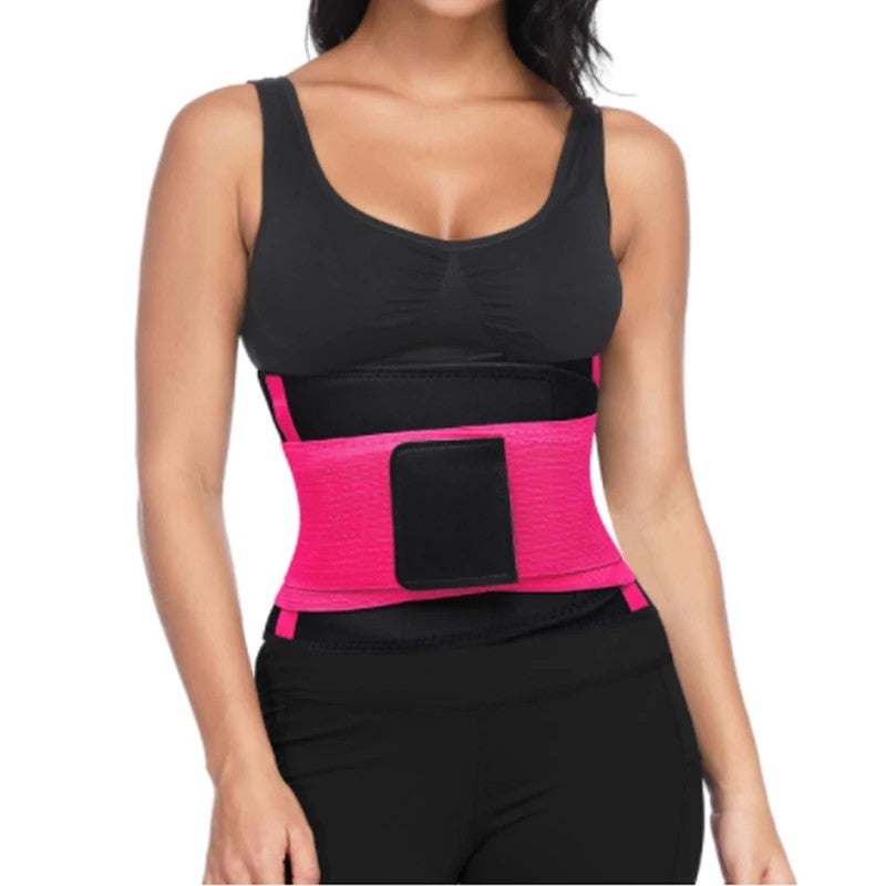 Bluejw Waist Trimmer Belt Adjustable Weight Loss Wrap - Sweat Workout Neoprene Waist Support & Back Trainer for Women Men - Image 5