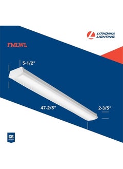 عربست إضاءة LED بيضاء باردة للسقف بطول 4 أقدام، مثالية للمطبخ والغسيل والمرآب، توزيع ضوء متساوٍ، منخفضة المستوى من FMLWL 48 840.  - Image 5