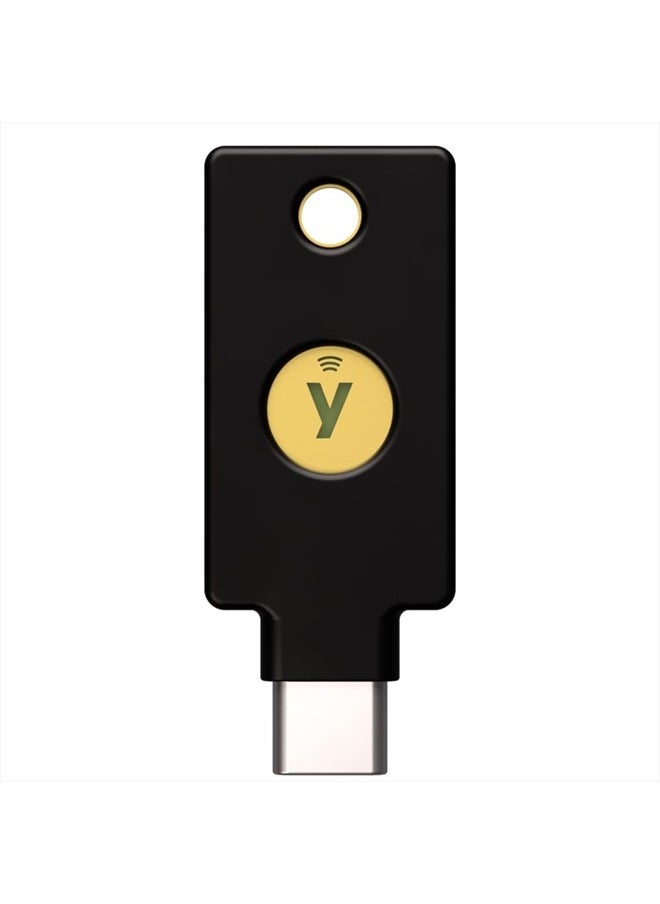 Yubico Security Key C NFC - Black- Two-Factor authentication (2FA) Security Key, Connect via USB-C or NFC, FIDO U2F/FIDO2 Certified  - Image 2