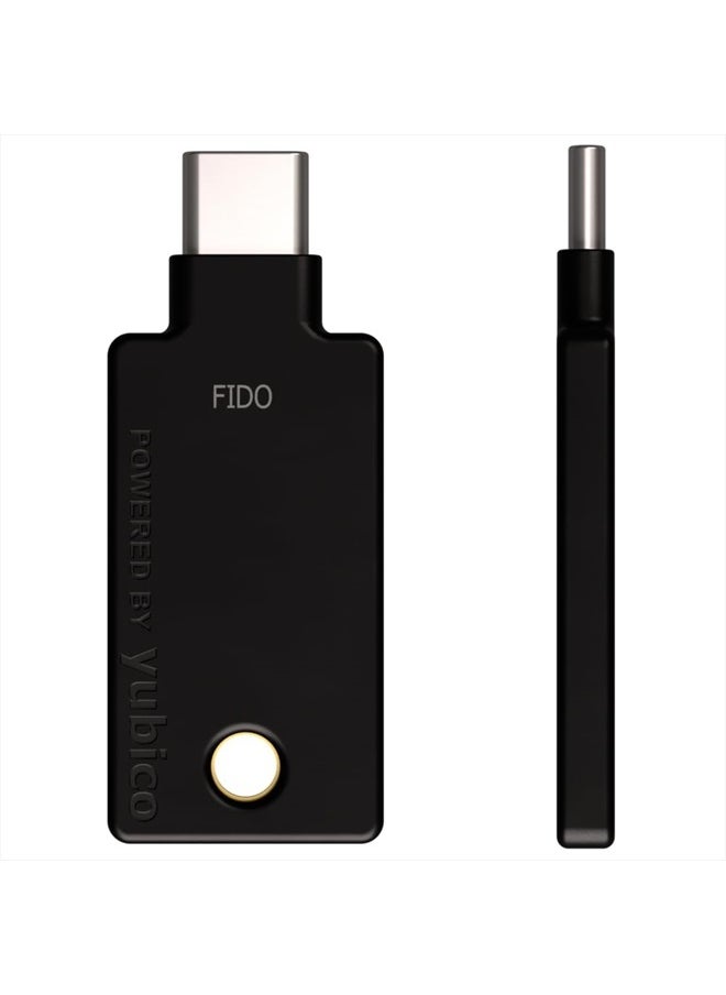 Yubico Security Key C NFC - Black- Two-Factor authentication (2FA) Security Key, Connect via USB-C or NFC, FIDO U2F/FIDO2 Certified  - Image 3