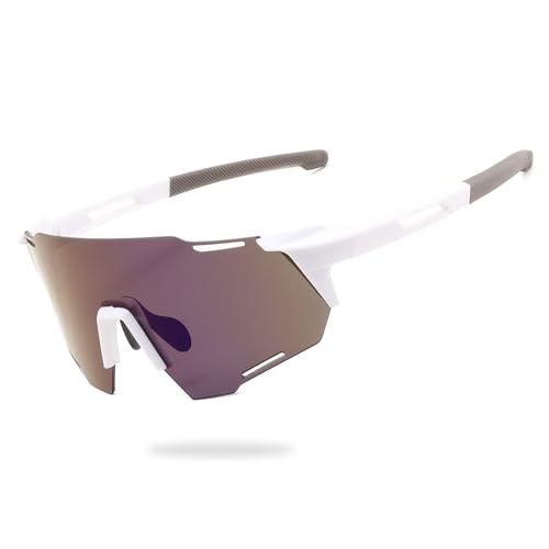 Karsaer Cycling Sport Sunglasses Mens UV400 Non-fogging Lens Goggles for Bicycle Fishing Baseball Running Cycling Golf E1386 - Image 1