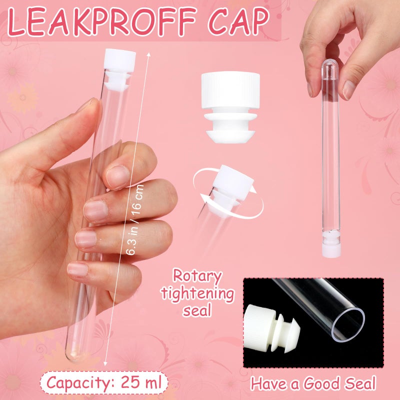 FoldTier 39 Pcs Travel Tube Includes 12 Reusable Plastic Tube for Women Liquid Containers 24 Self Adhesive Wrappers 1 PVC Clear Case 2 Hopperâ€Œs(Stylish Style) - Image 3