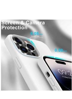 Houmt iPhone 14 Pro Case with 2 Pack Screen Protectors Liquid Silicone Ultra Slim Shockproof Protective Case Cover for iPhone 14 Pro Soft Anti Scratch Microfiber Lining 6.1 inch  - Image 3