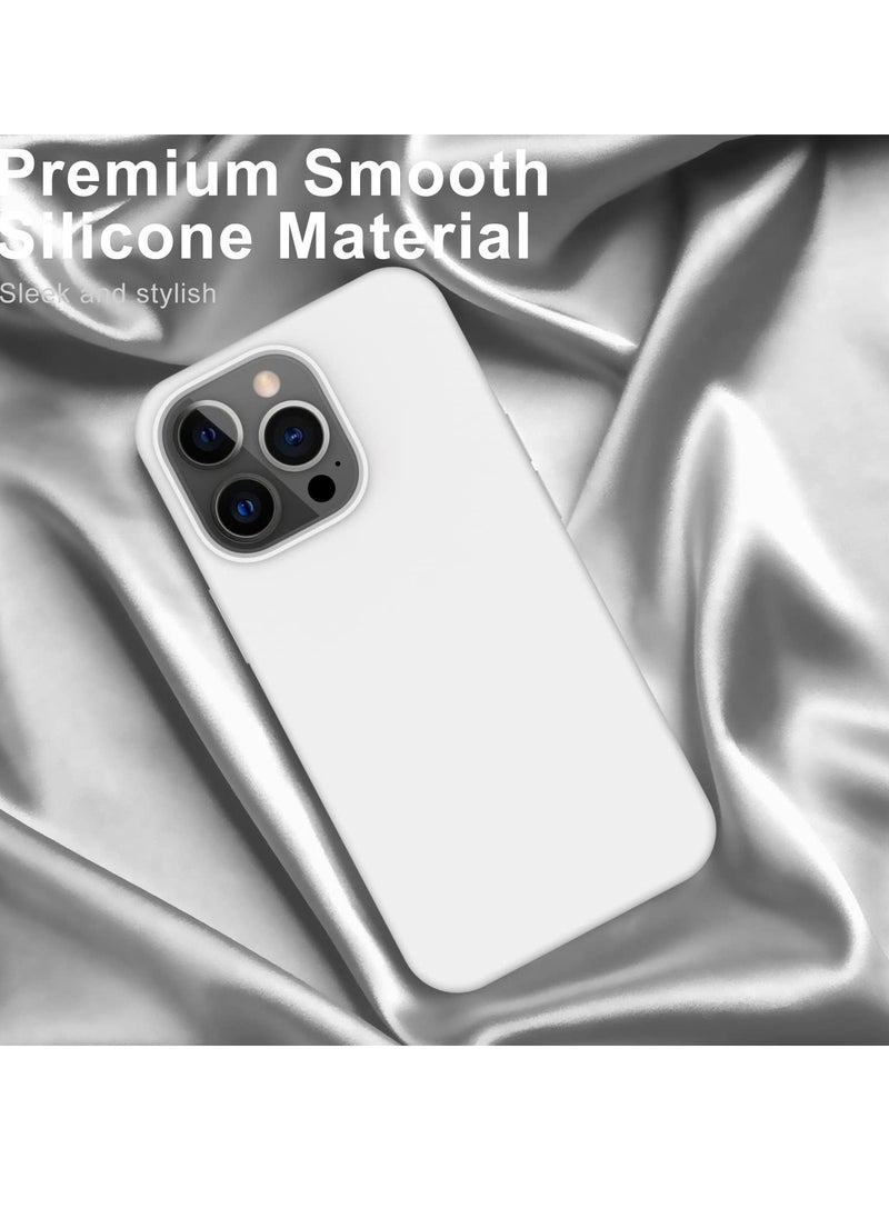 Houmt iPhone 14 Pro Case with 2 Pack Screen Protectors Liquid Silicone Ultra Slim Shockproof Protective Case Cover for iPhone 14 Pro Soft Anti Scratch Microfiber Lining 6.1 inch  - Image 2