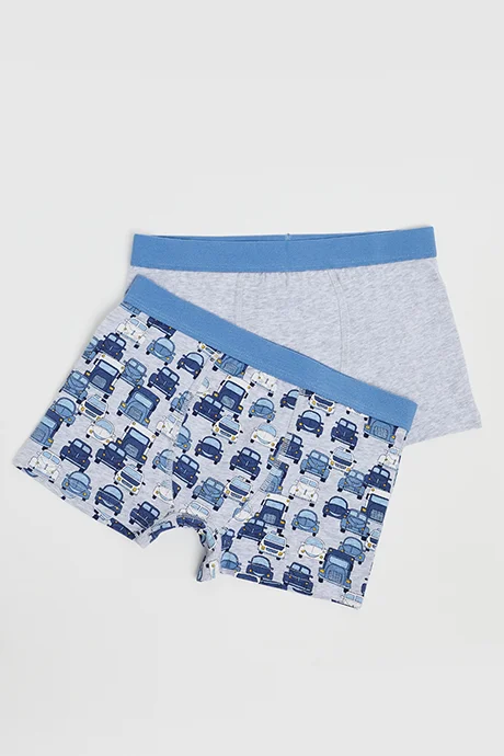 R&B 2 Pack Printed Boxers