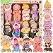 dollbie 8 Pack Mini Baby Dolls 4 inch Animal Theme Lifelike Baby Dolls for Girls - Image 2