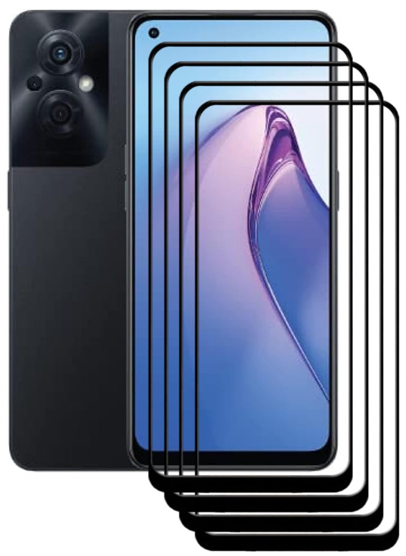 ACLIX 4 Pieces Antistatic ESD Dustproof Premium Quality High Definition Tempered Glass Screen Protector Designed For Oppo Reno8 Z - Image 1