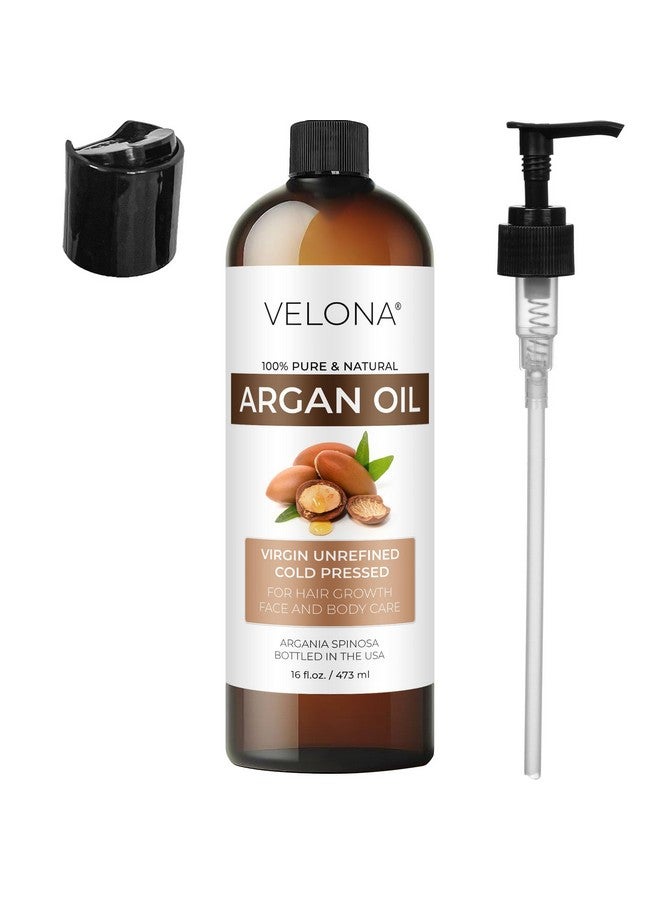 velona Argan Oil - 32 Fl Oz (With Pump) | 100% Pure and Natural | Morocco Oil | Stimulate Hair Growth, Skin, Body and Face Care | Nails Protector | Unrefined, Cold Pressed | Cap Kit - Image 5