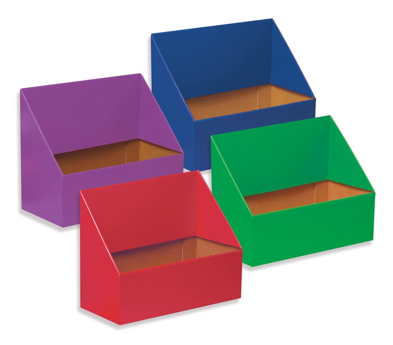 Classroom Keepers Folder Holder Assortment Assorted Colors 934H x 12W x 534D 4 Pieces red green blue and purple