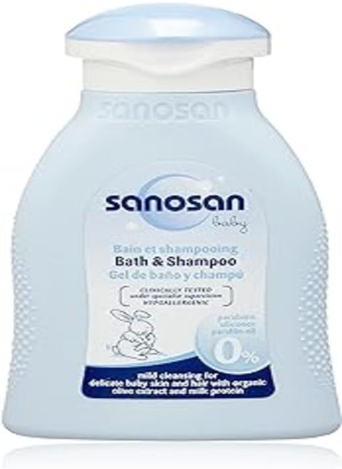 Sanosan Baby Bath and Shampoo, 100 ML