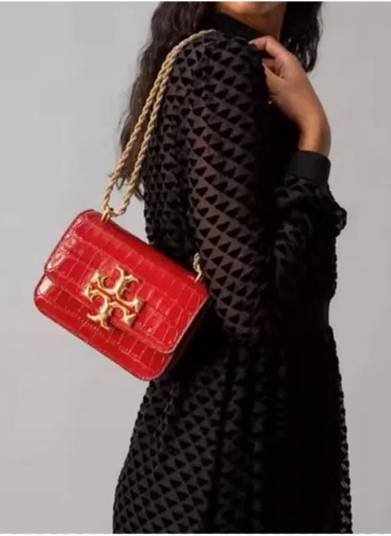 TB - Tory Burch Eleanor Magnetic closure Cowhide leather Chain bag Shoulder bag Crossbody bag - Image 1