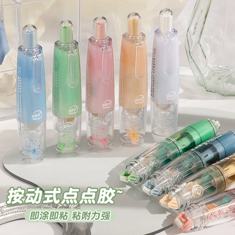 [Press Dot Glue] Changli Correction Tape Manual Hand Account Dot Glue Double-Sided Adhesive Mini Paste New Chinese Goods - Image 3