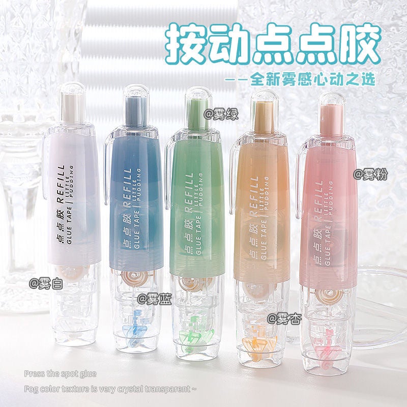 [Press Dot Glue] Changli Correction Tape Manual Hand Account Dot Glue Double-Sided Adhesive Mini Paste New Chinese Goods - Image 2