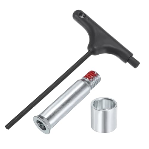 uxcell Inline Skate Axle Spacer Screw Replacement, Roller Skate Replacement Accessories with T Handle Wrench - Image 3