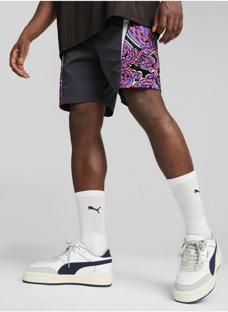 PUMA - AC Milan FtblNrgy Mens Grey Woven Shorts - Image 1