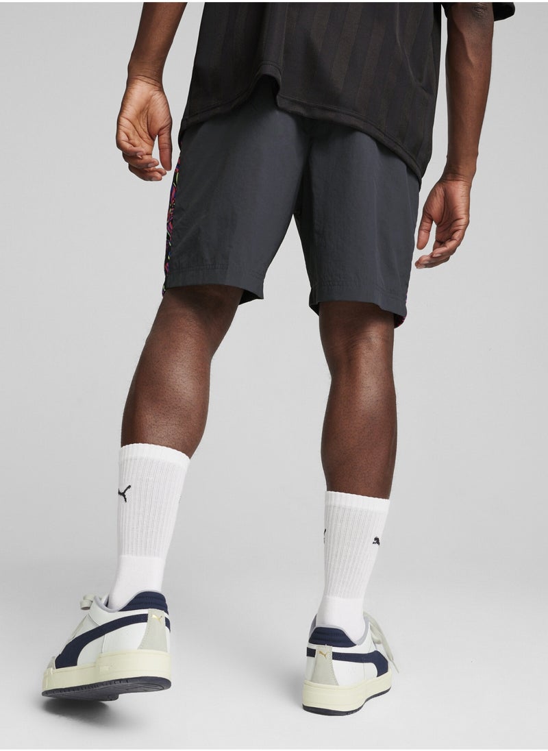 PUMA - AC Milan FtblNrgy Mens Grey Woven Shorts - Image 1