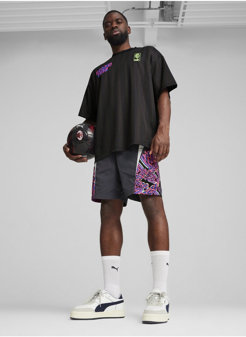 PUMA - AC Milan FtblNrgy Mens Grey Woven Shorts - Image 1