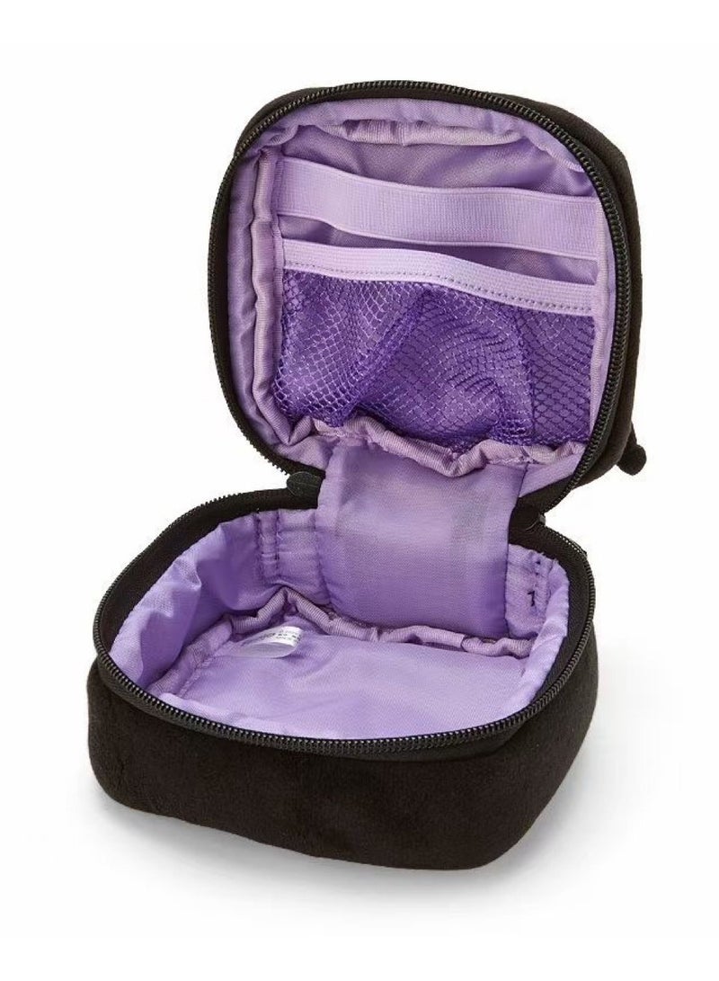 عام حقيبة تجميل يدوية من سانريو، حقيبة تخزين ومنظم متعدد الاستخدامات، سهلة الحمل ومثالية لتنظيم الأغراض الصغيرة اليومية. - Image 2