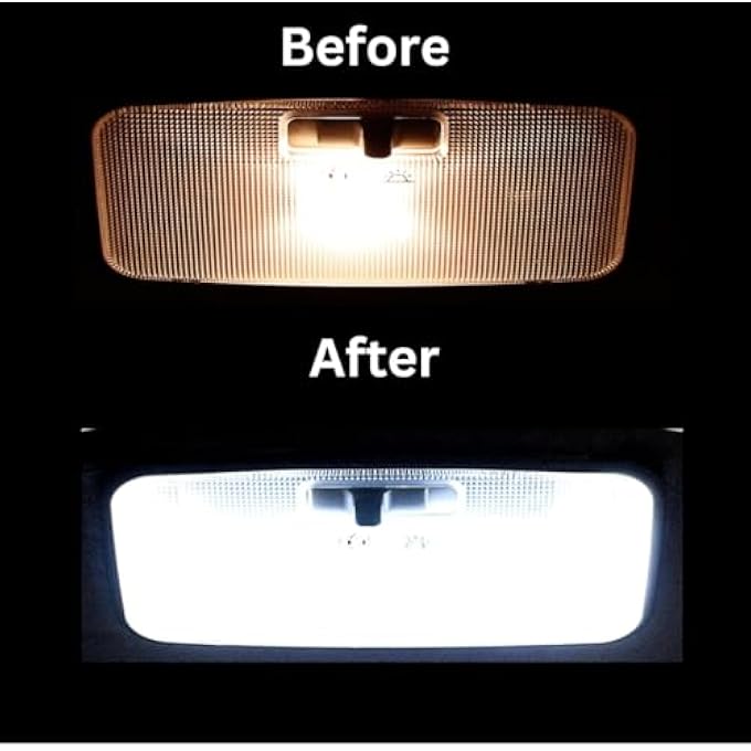 ريحني مجموعة إضاءة داخلية LED بيضاء فائقة السطوع 6000 كلفن لموديلات 2007-2024، متوافقة مع Fj Cruiser وTacoma 4Runner وRav4 وCamry وPrius وCorolla - Image 3
