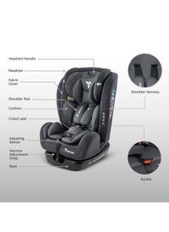 TEKNUM Evolve 2 Car Seat, 0 - 12 Yrs - Grey  - Image 5