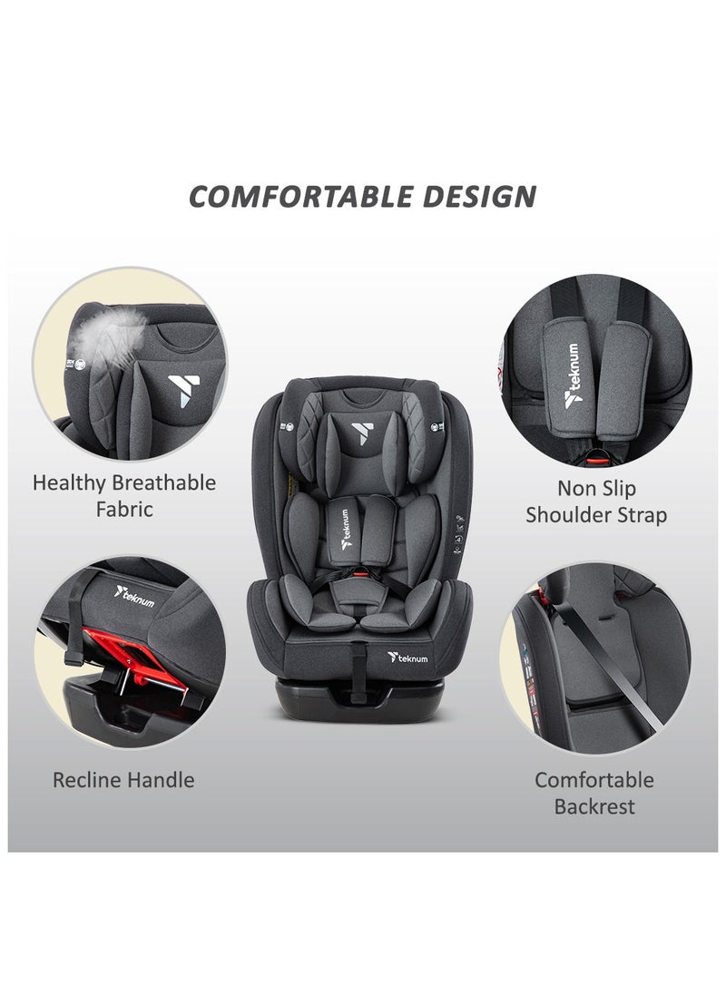 TEKNUM - Evolve 2 Car Seat, 0 - 12 Yrs - Grey - Image 1