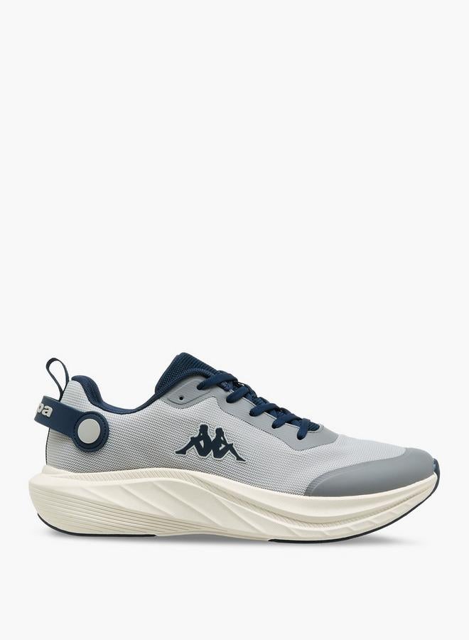 Kappa Men Logo Detail Lace-Up Sports Shoes - Image 3
