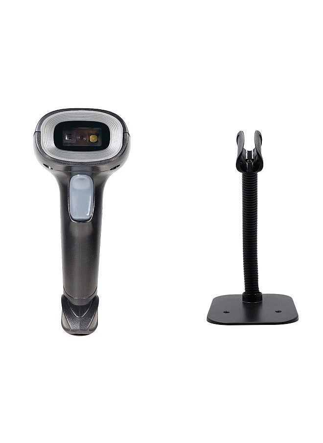 Generic - USB Barcode Scanner 1D 2D QR Handheld Wired Bar Code Reader with Stand Support Screen Code Compatible with Windows XP/7/8/10 Android Linux System - Image 1
