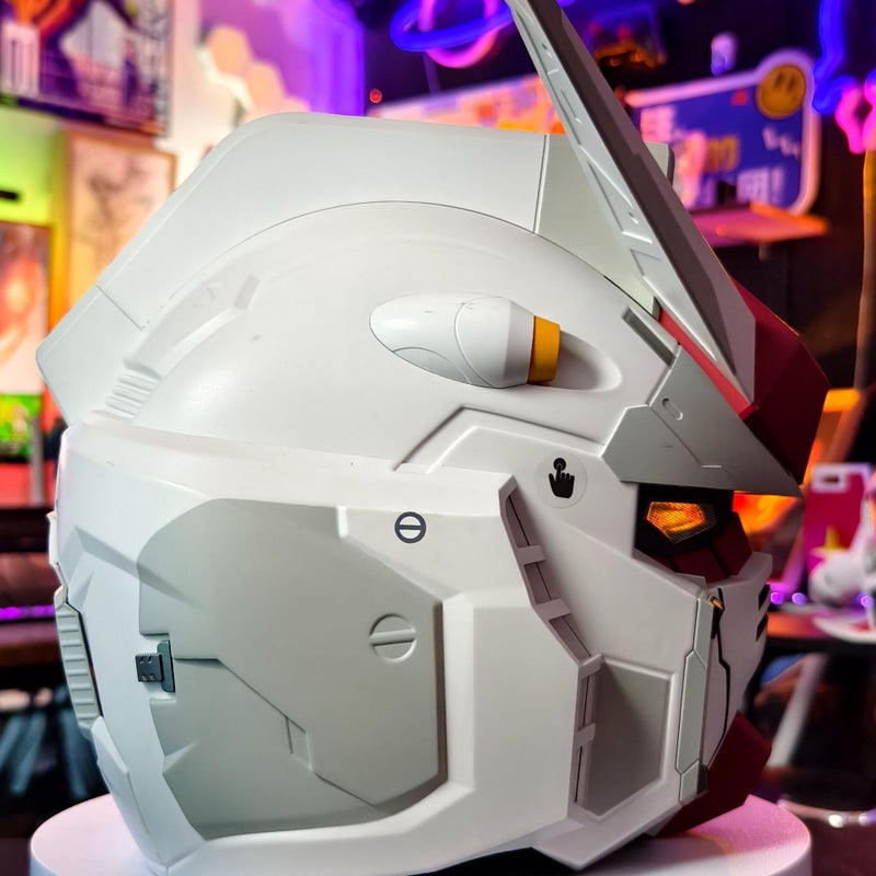 Gundam LED Light-up Cosplay Helmet Mask - Image 5