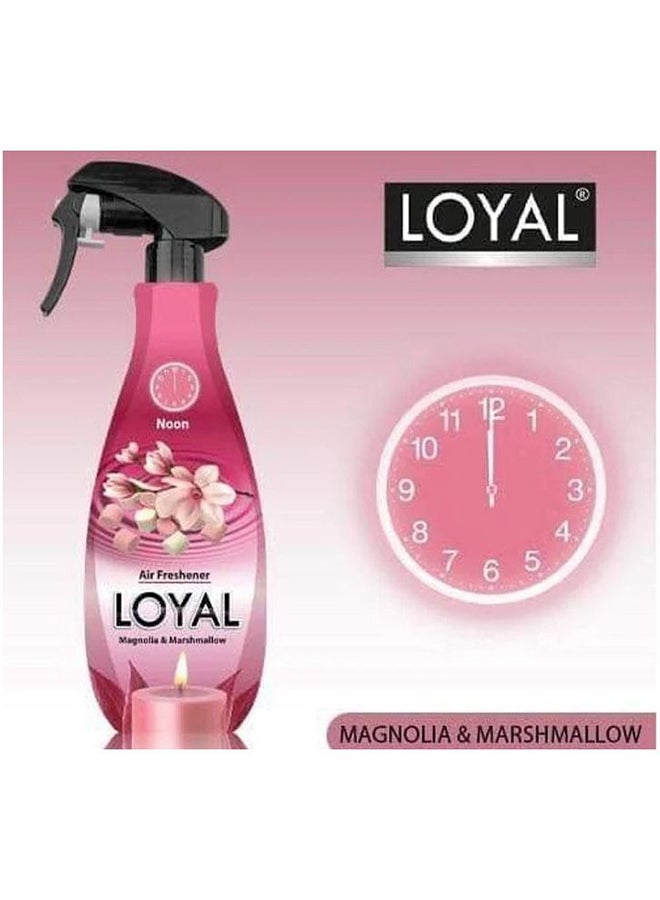 loyal معطر جو مركز برائحة الماجنوليا والمارشميلو من لويال للمنزل والمكتب وداخل السيارة، 450 مل، عند الظهر - Image 2