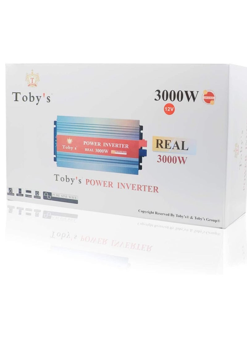 توبيز توبي 3000W سيارة العاكس DC 12V إلى AC 220V السيارات الجهد المحول  - Image 4