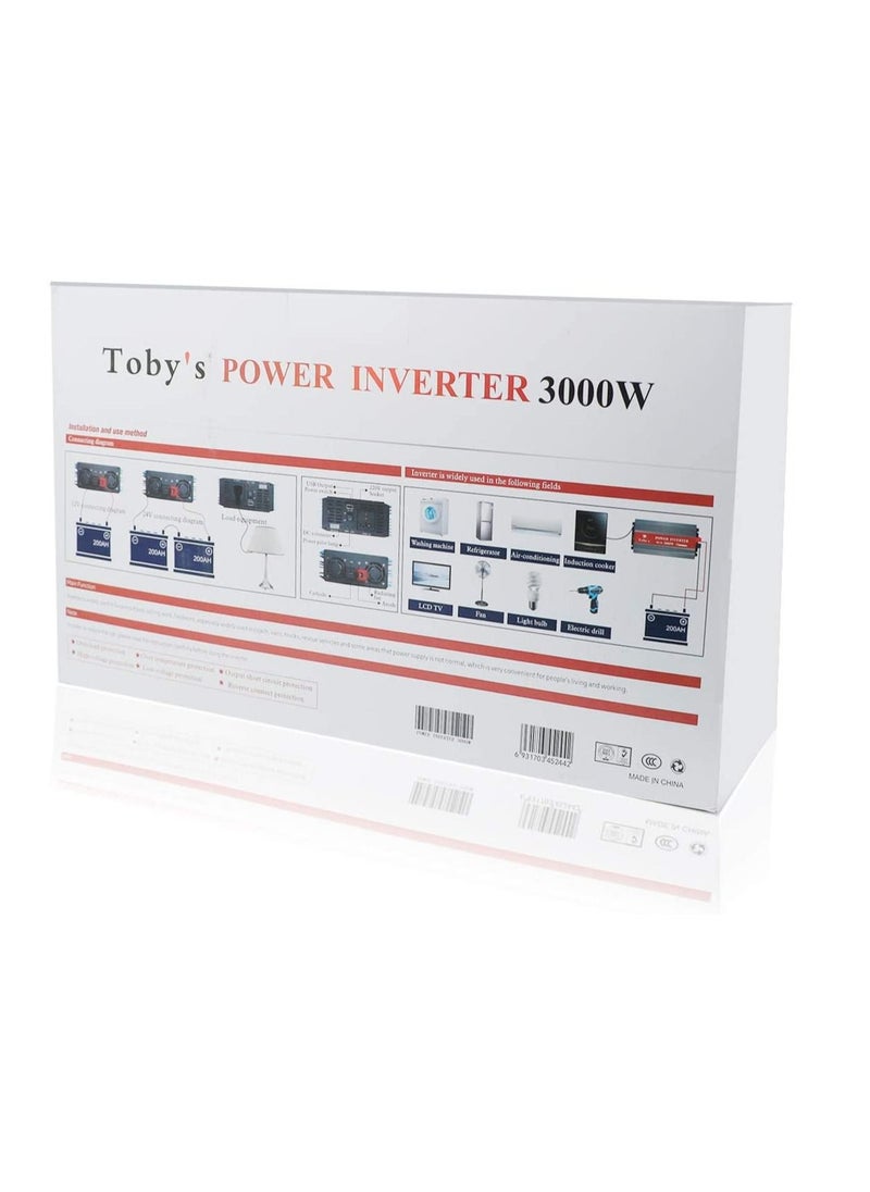 توبيز توبي 3000W سيارة العاكس DC 12V إلى AC 220V السيارات الجهد المحول  - Image 5