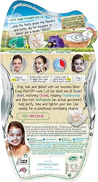 7th Heaven Silver Easy Peel Off Face Mask with Powered Smithsonite Pressed Orchid and Crushed Violet for a Deep Micro Cleanse Ideal for Normal Combo and Oily Skin - Image 2