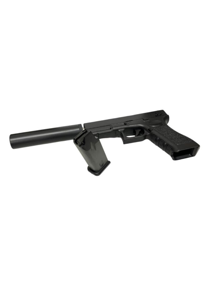 Glock pistol with black silencer 6mm beads Toy - Image 3