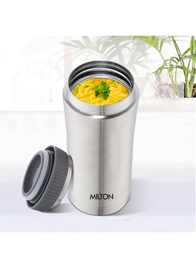 Milton Optima 420 Thermosteel Hot and Cold Flask, 420ml, Steel - Image 4