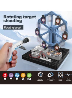 YelaJoy Take Apart Bow and Arrow Rotating STEM Circuit Kits Toys for 8 9 10 11 12 Years Old Boys Girls, Educational Science Circuit Blocks Electronic Blocks DIY Gifts Toys  - Image 4
